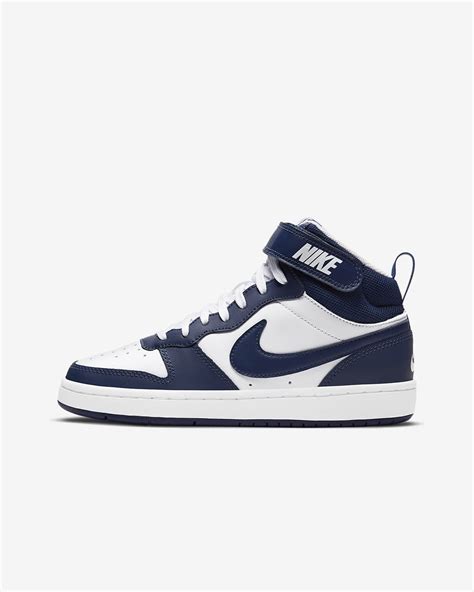 nike court borough kind blauw|nike court borough mid 2 big.